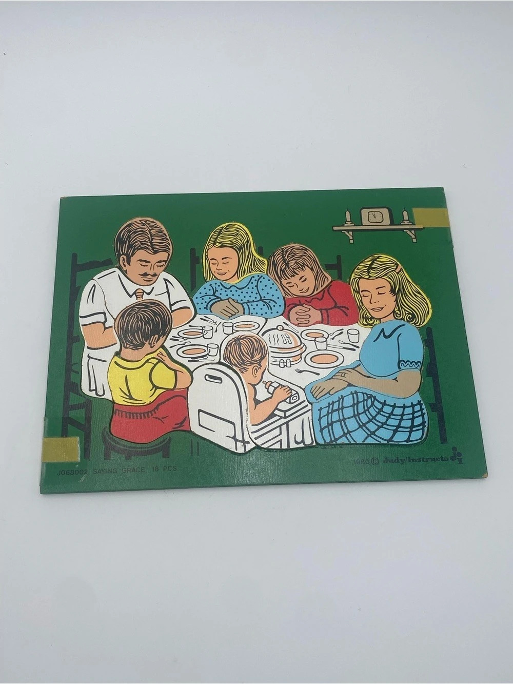 Vintage Judy/Lee Associates Saving Grace Vintage Illustrated Green Print Set